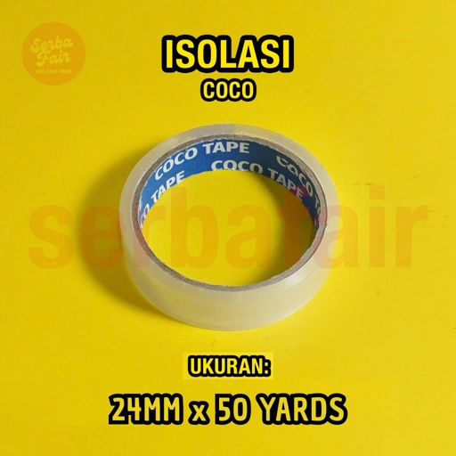 Image of Solasi 1 Inch COCO ECO MURAH Ekonomis / Isolasi 1 Inch Murah Lengket ECO
