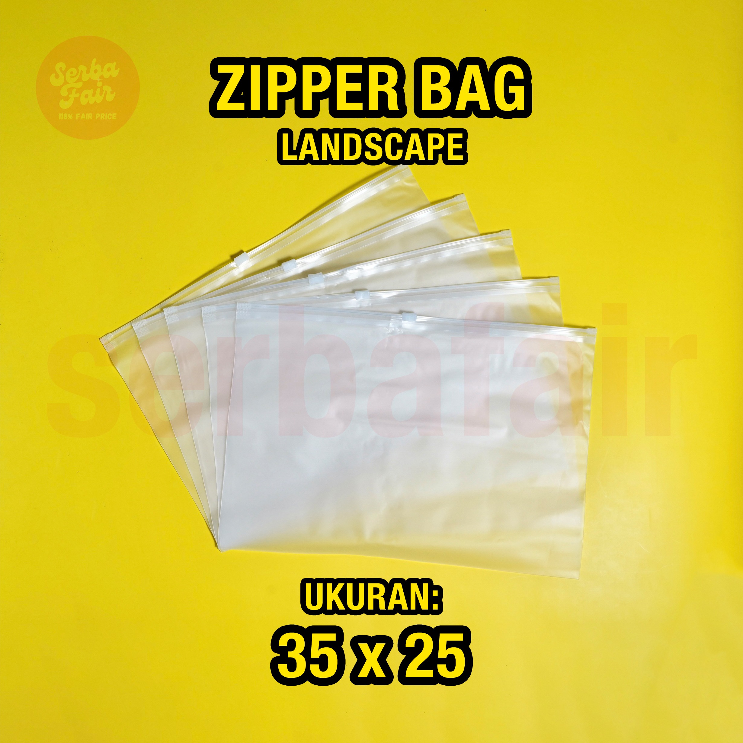Zipper Bag / POTRAIT / LANDSCAPE / Zipper Storage Bag / Zipper Lock / Zipper Pouch Traveling/ Tempat Penyimpanan Travel Serbaguna ALL VARIANT