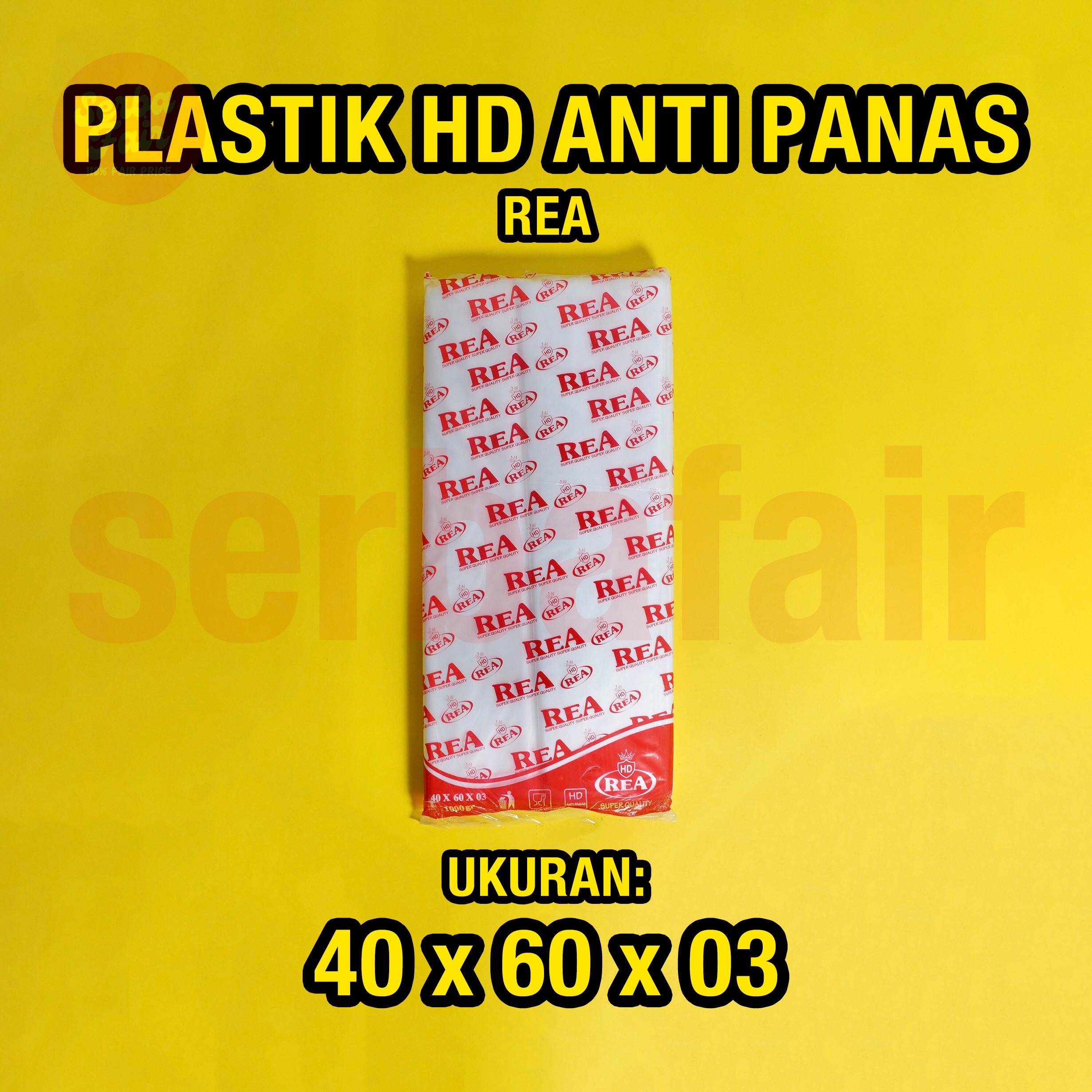 Plastik HD Anti Panas / Plastik Tahan Panas / Plastik Sayur / 250 Gram