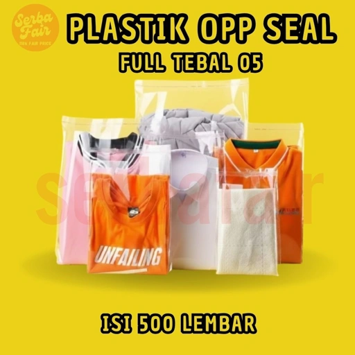 Image of Plastik OPP Seal Spec TERMURAH / Tebal 05 All Variant ISI 500 Lembar