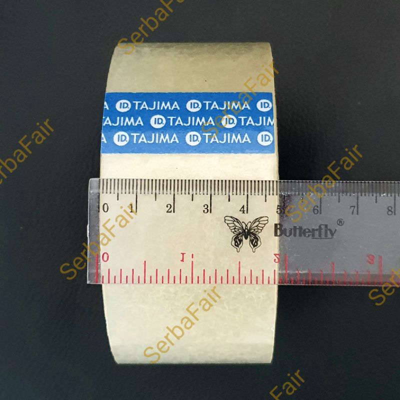 Lakban Bening/Coklat Tajima Blue Core 2Inch(48mm) 90Yards Murah Top