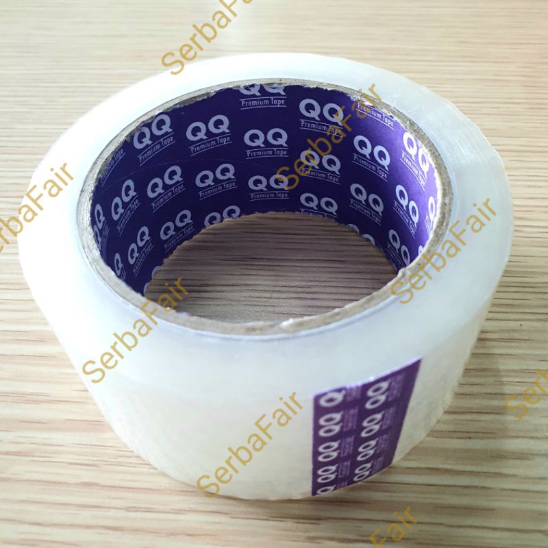 Lakban Bening / Coklat QQ Superior Tape murah super rekat 2 inch 48mm 90 yards