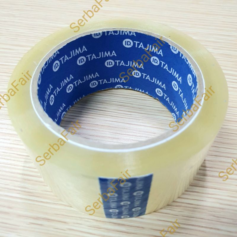 Lakban Bening/Coklat Tajima Blue Core 2Inch(48mm) 90Yards Murah Top