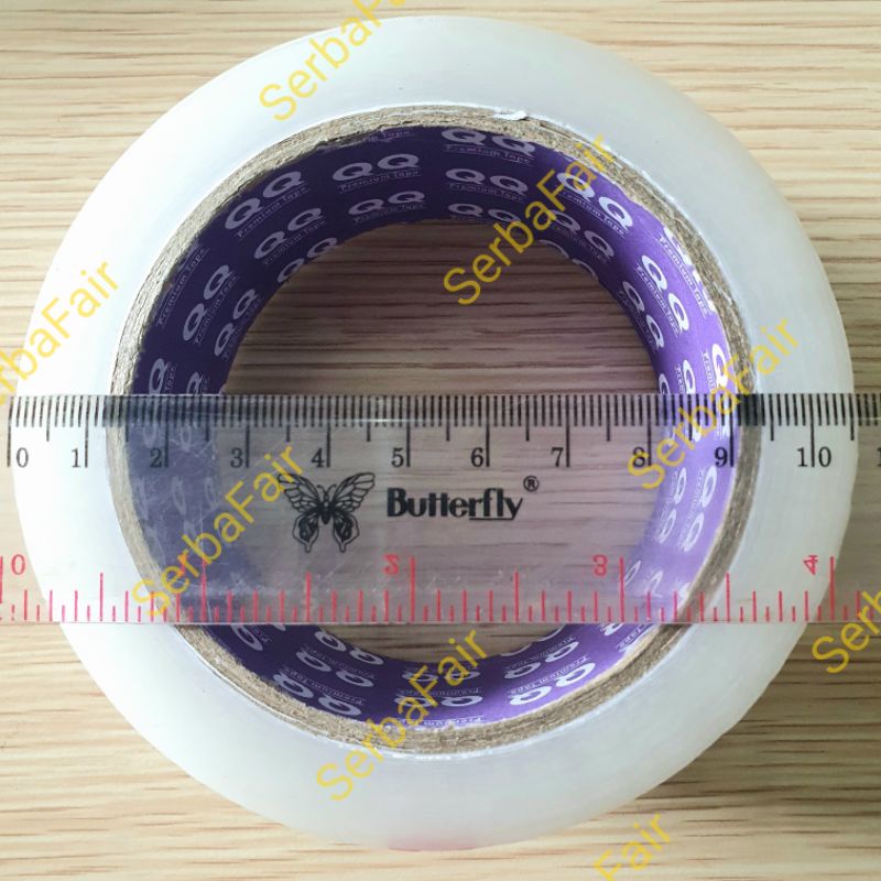 Lakban Bening / Coklat QQ Superior Tape murah super rekat 2 inch 48mm 90 yards
