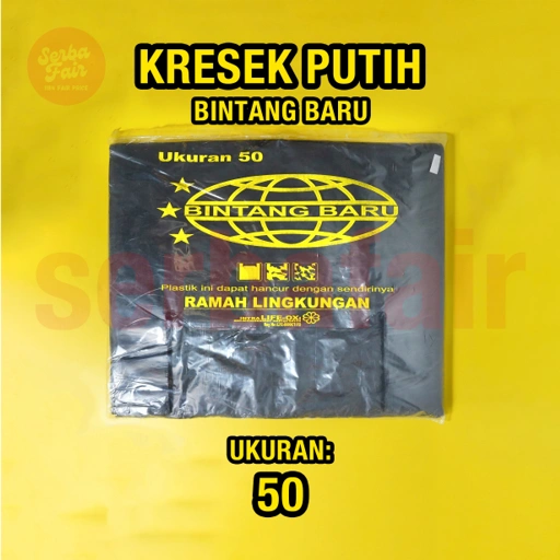 Image of Kantong Kresek 50x80CM Bintang Baru Ramah Lingkungan