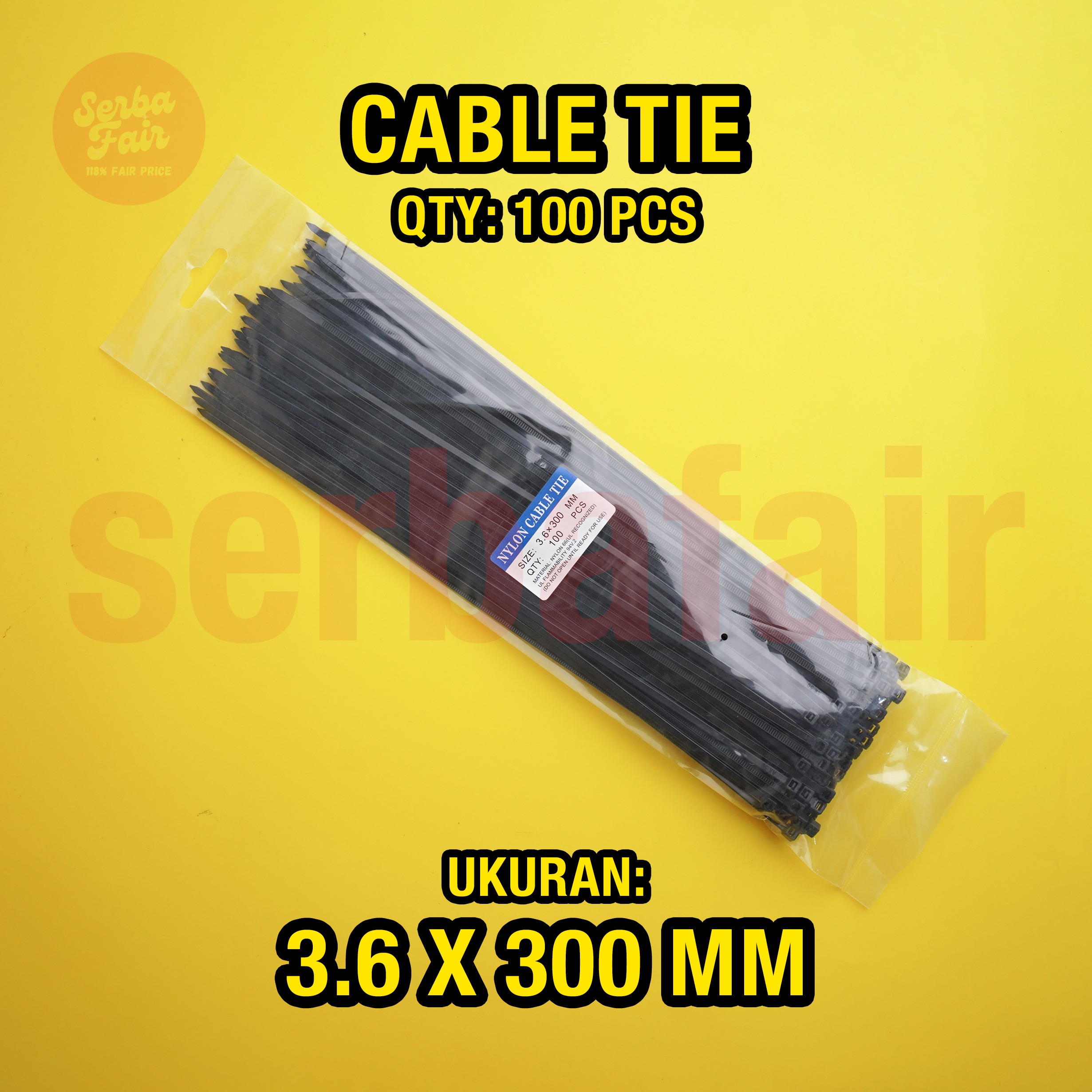 Cable Ties / Kabel Tis Tali Serut Sabuk Ikat