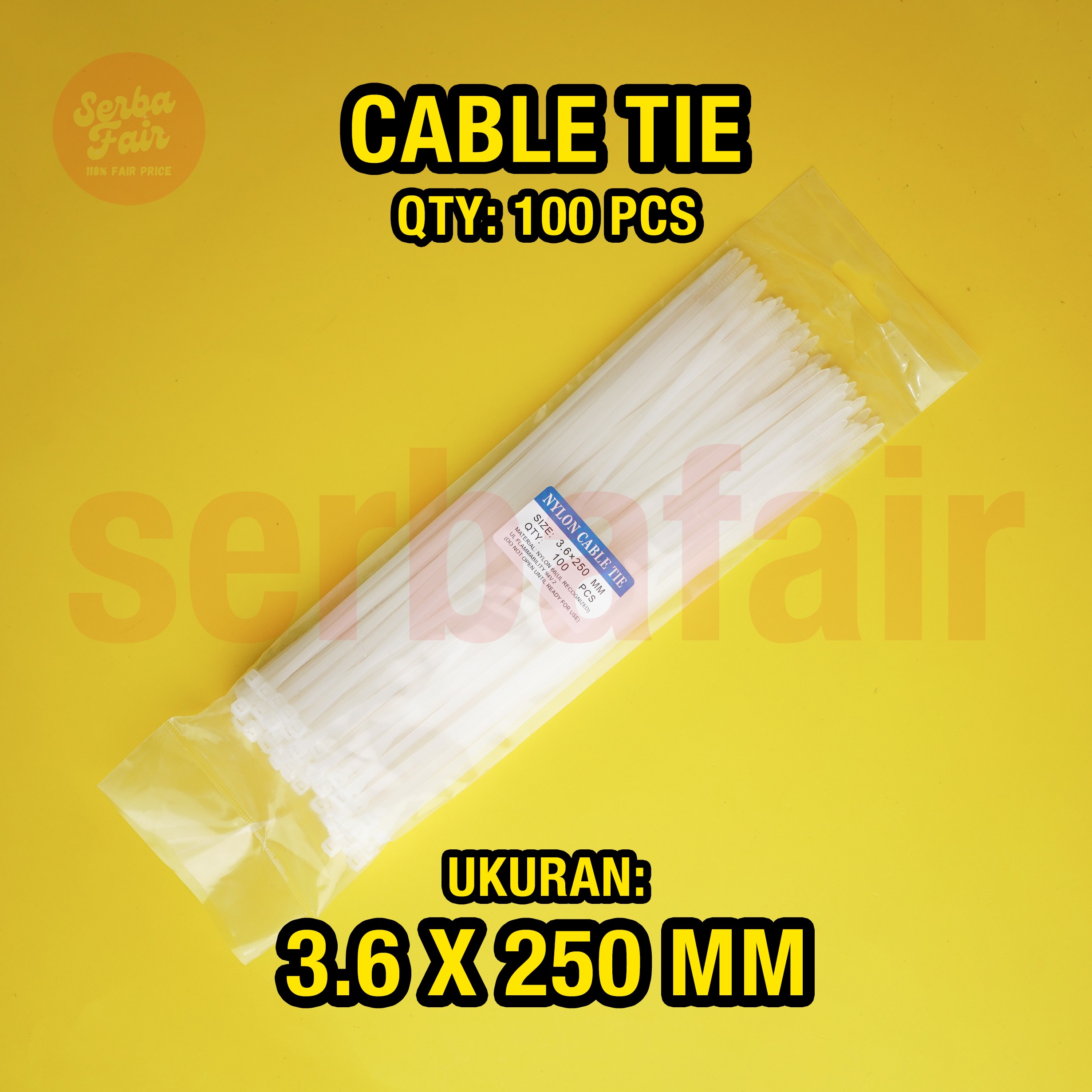Cable Ties / Kabel Tis Tali Serut Sabuk Ikat