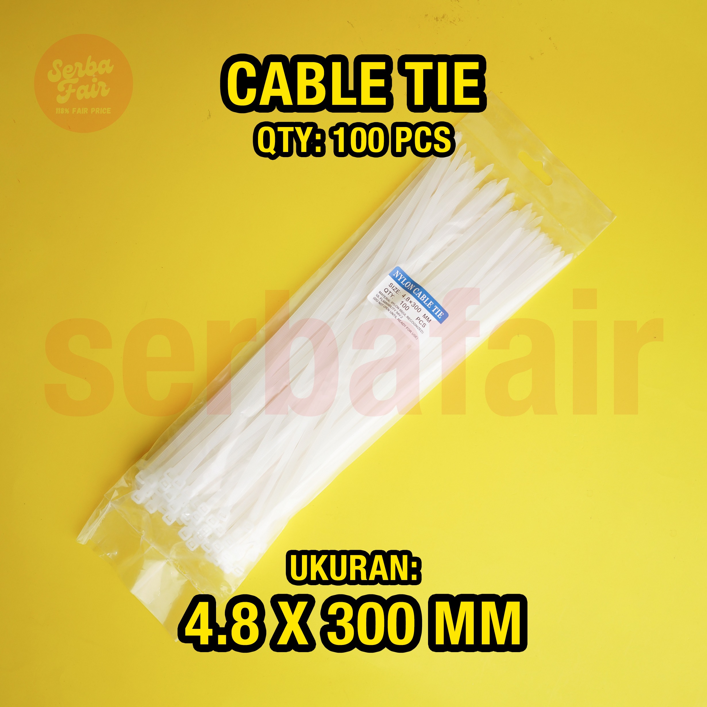 Cable Ties / Kabel Tis Tali Serut Sabuk Ikat