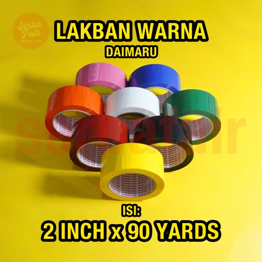 Image of Lakban Warna Daimaru 2Inch(48mm) x 90 Yard ALL VARIANT