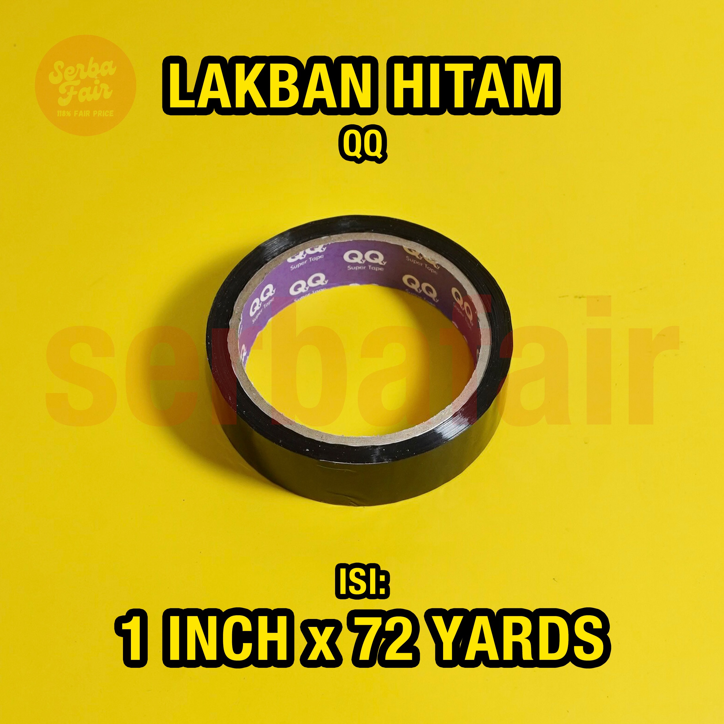 Solasi / Isolasi Warna QQ Premium Tape 24mm (1inch) x 72 Y