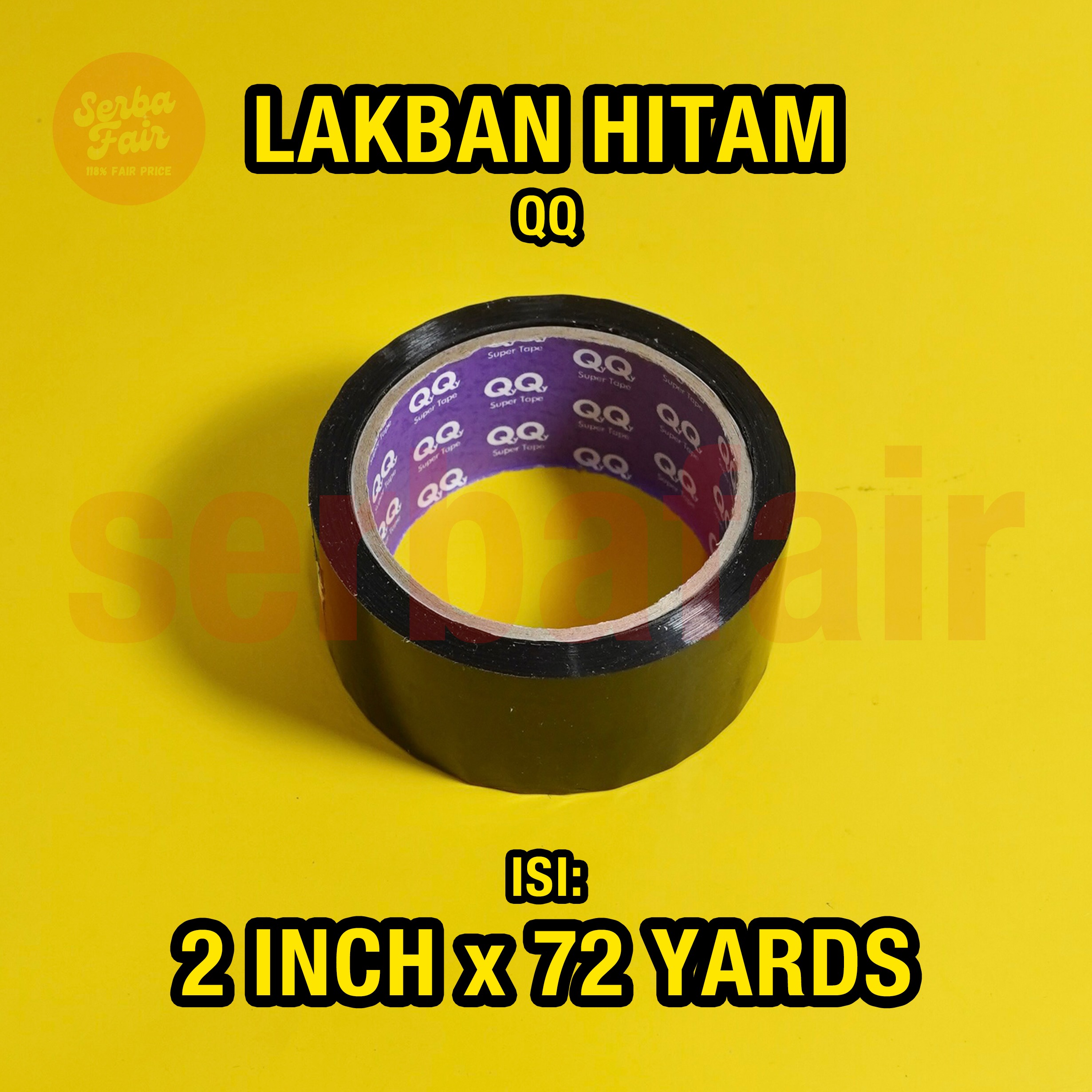 Lakban Warna QQ Premium Tape 60Yards Ready All Colours