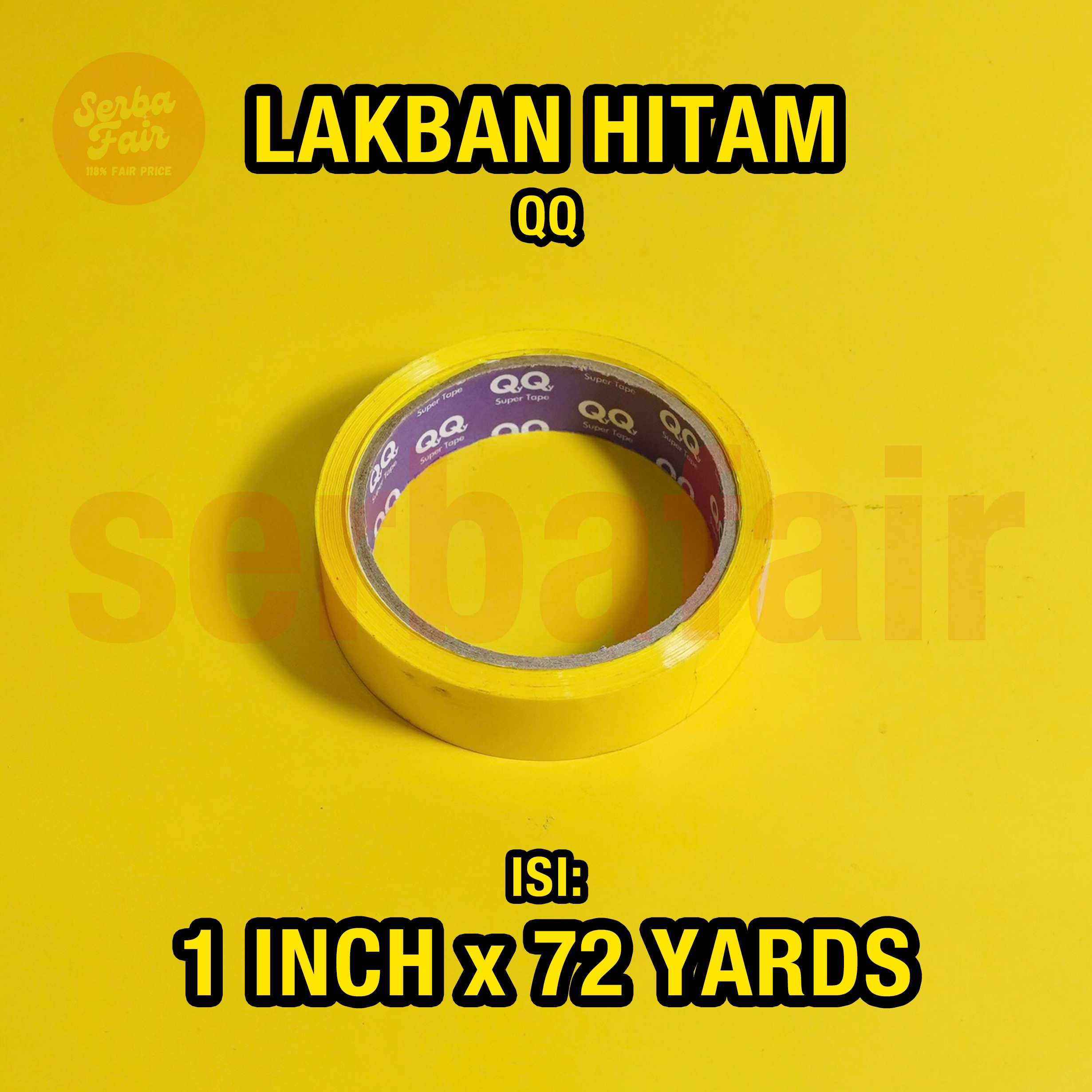 Solasi / Isolasi Warna QQ Premium Tape 24mm (1inch) x 72 Y
