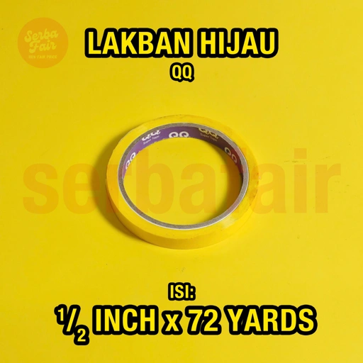 Image of Solasi / Isolasi Warna QQ Premium Tape 12mm (1/2inch) x 72 Y