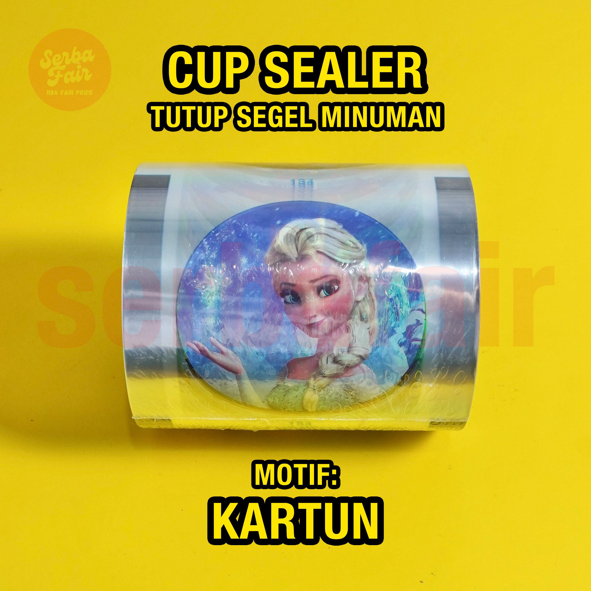 Cup Sealer +- 1000 Cup BC / Tutup Segel Minuman / Plastik Lid Minuman All Variant TERMURAH