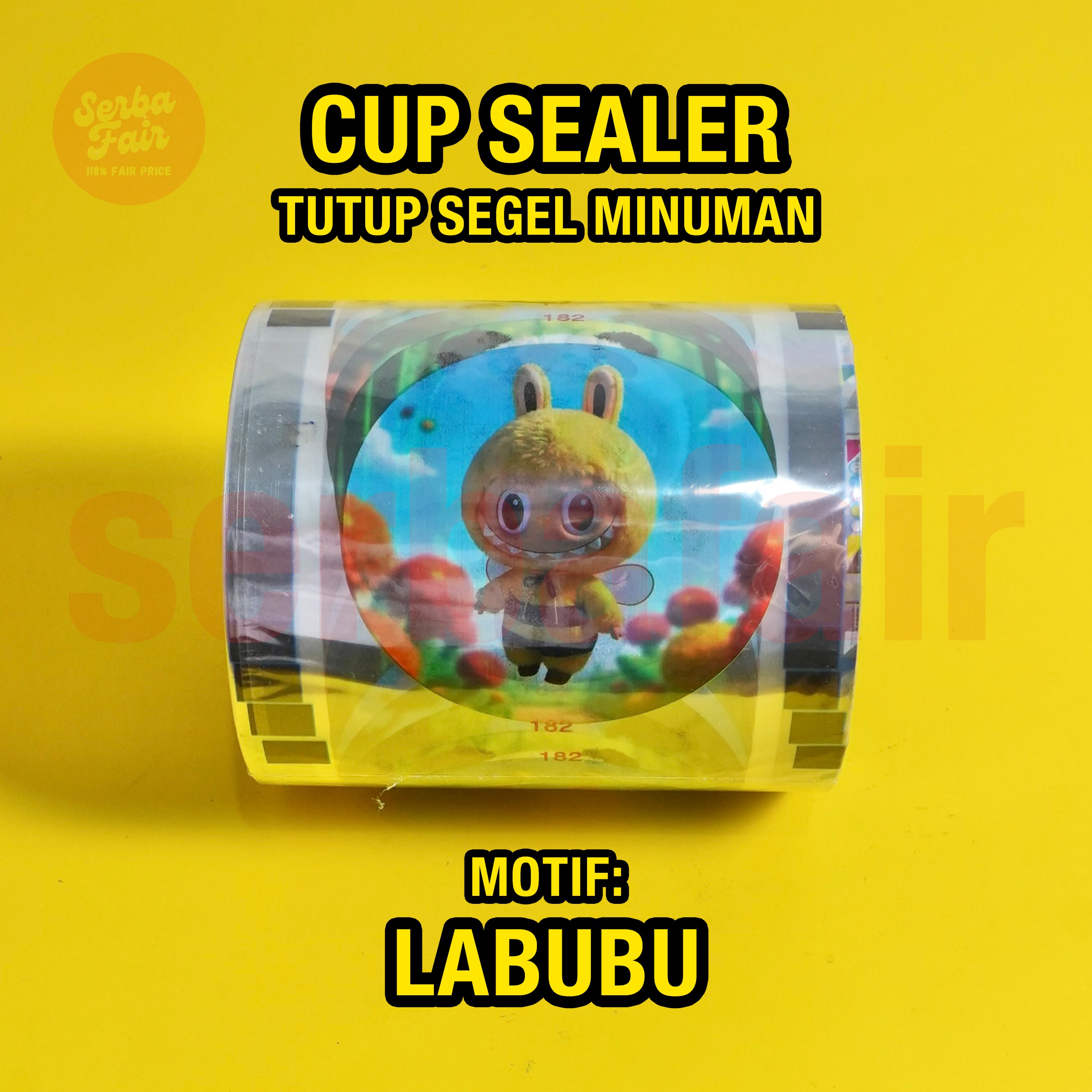Cup Sealer +- 1000 Cup BC / Tutup Segel Minuman / Plastik Lid Minuman All Variant TERMURAH
