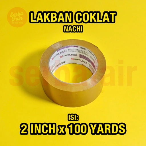 Image of Lakban bening / coklat Nachi 2 inch 100 yard kualitas terbaik ORI Core Ungu