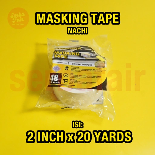 Image of Masking Tape Nachi 48mm 2inch 20 yard Lakban Kertas