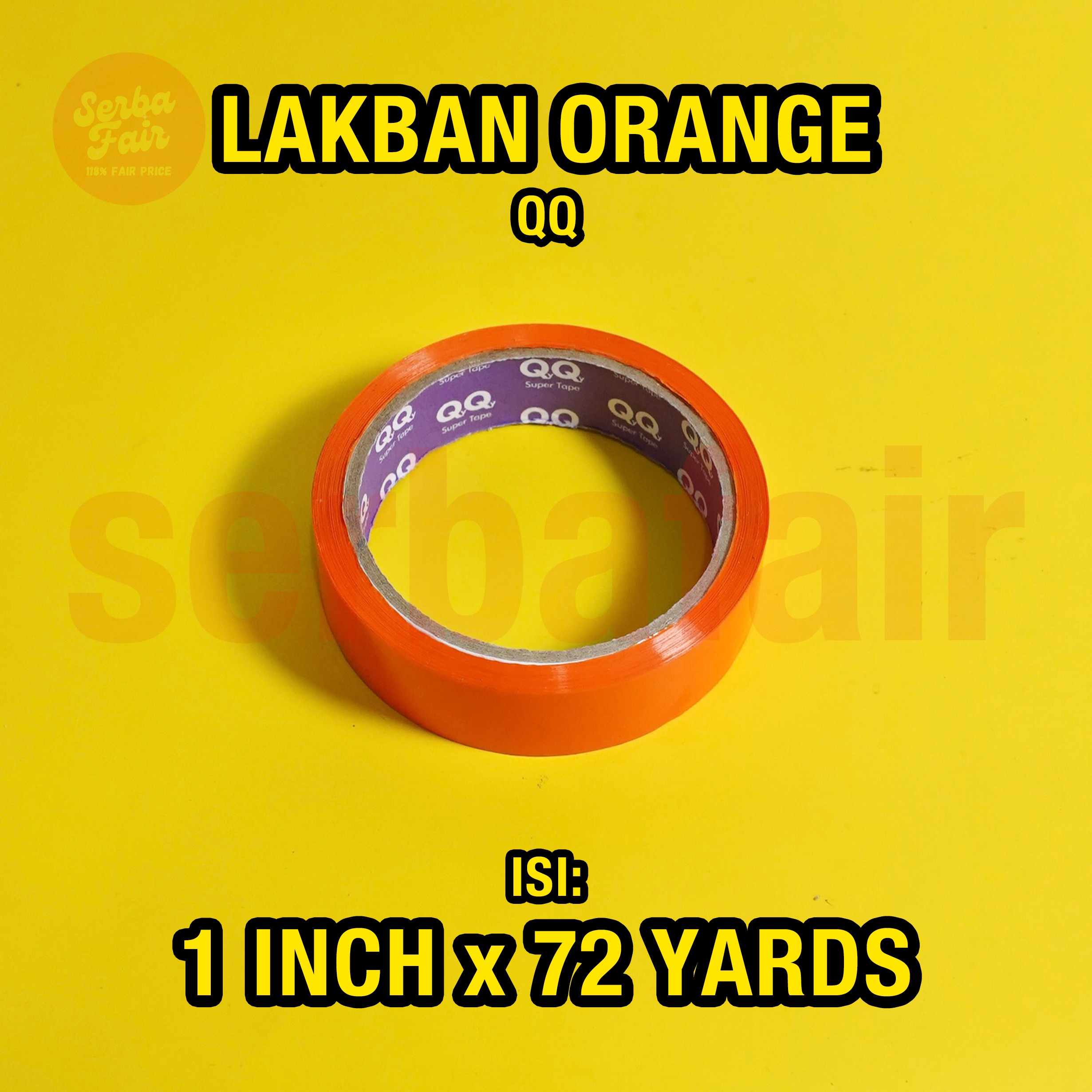 Solasi / Isolasi Warna QQ Premium Tape 24mm (1inch) x 72 Y