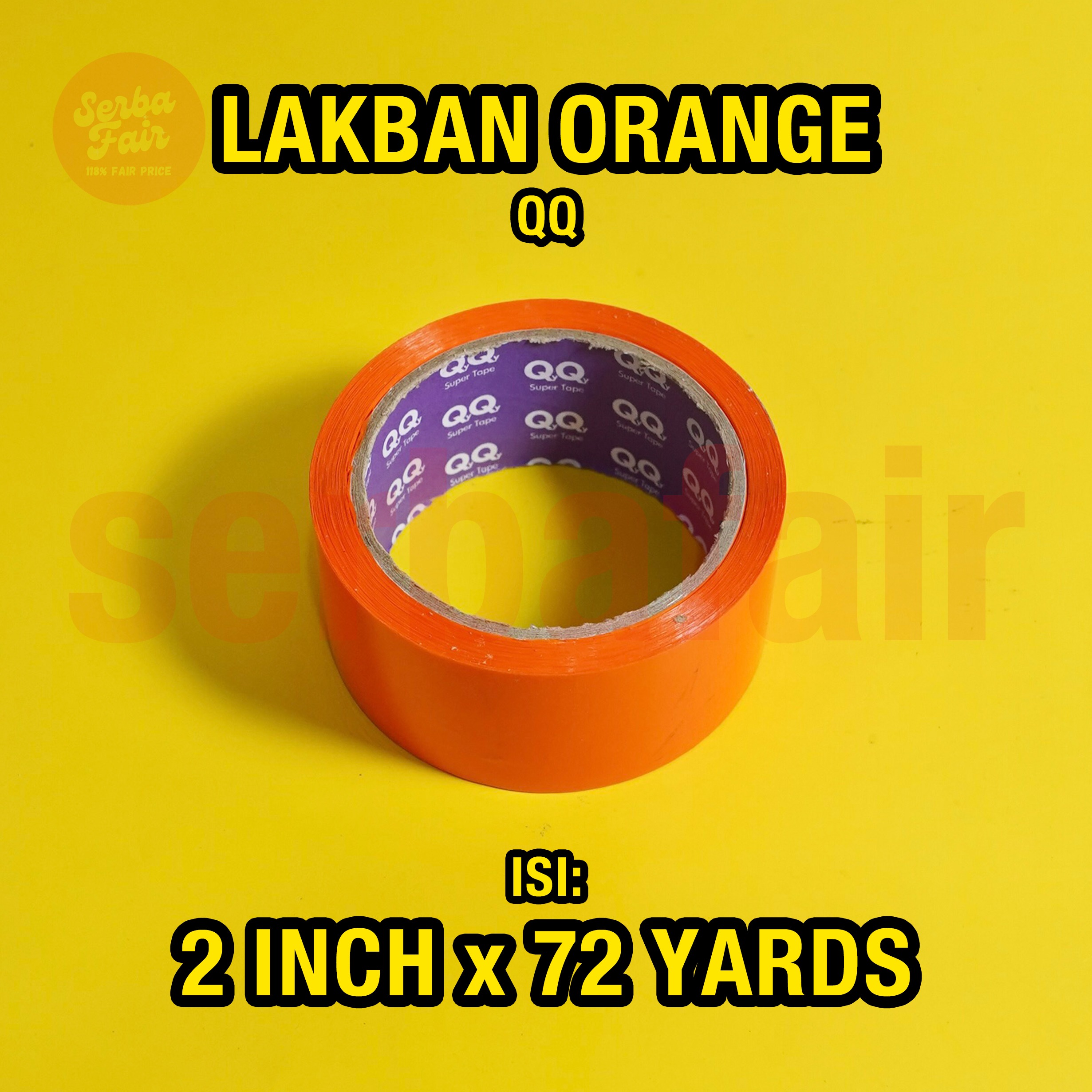Lakban Warna QQ Premium Tape 60Yards Ready All Colours