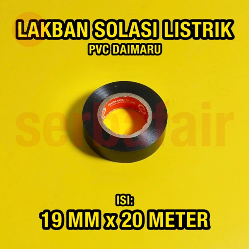 Image of Lakban Solasi Listrik Daimaru PVC Electrical 19mmx20meter