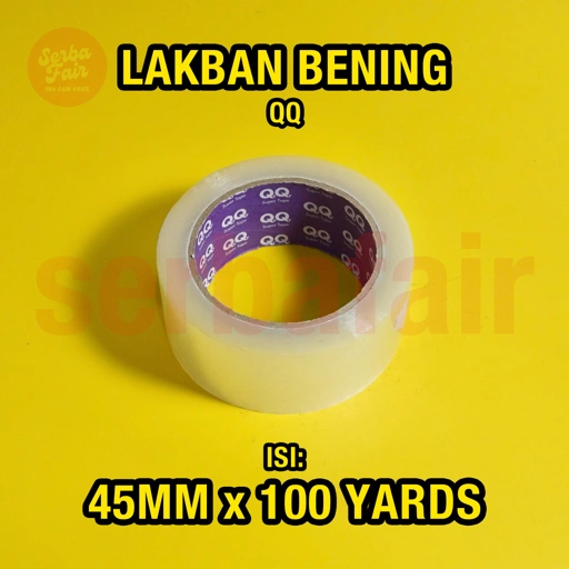 Image of Lakban Bening/Coklat QQ PREMIUM TAPE 2Inch(45mm) 100Yards Terjamin Lebih Tebal