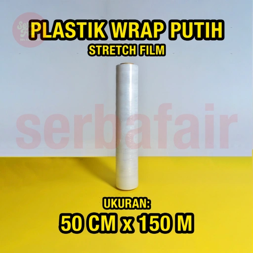 Image of Stretch Film 50CMx150Meter ECO / Plastik Wrap / Plastic Wrapping MURAH EKONOMIS ECO
