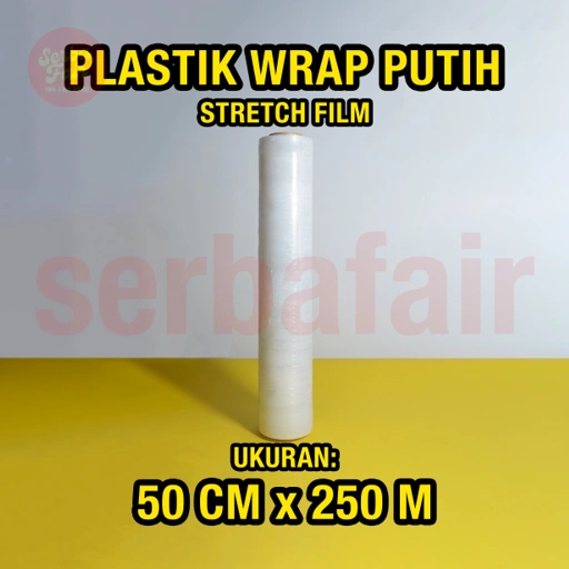 Image of Plastic Wrap Stretch Film / Wrapping 50CM x 250M 17Mic JAMIN FULL TERMURAH