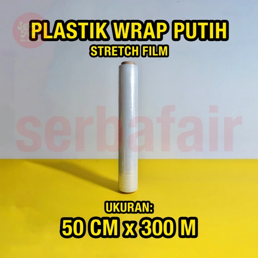 Image of Stretch Film Bening 50CM x 300Meter (12 Micron) EcoSpec / Plastik Wrap TERMURAH