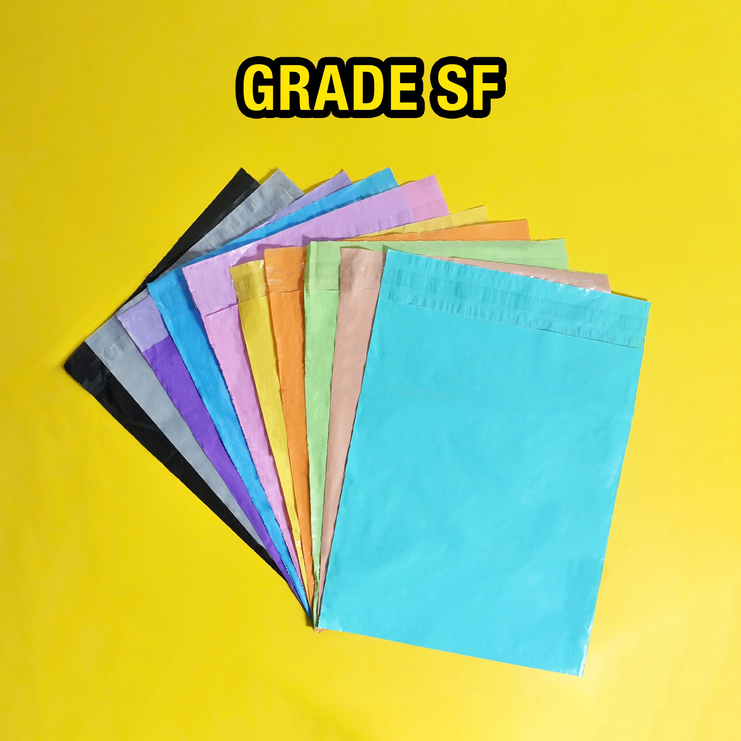 Polymailer Warna  / Poly Color Amplop Lem Seal / Plastik Packing Murah ISI 100