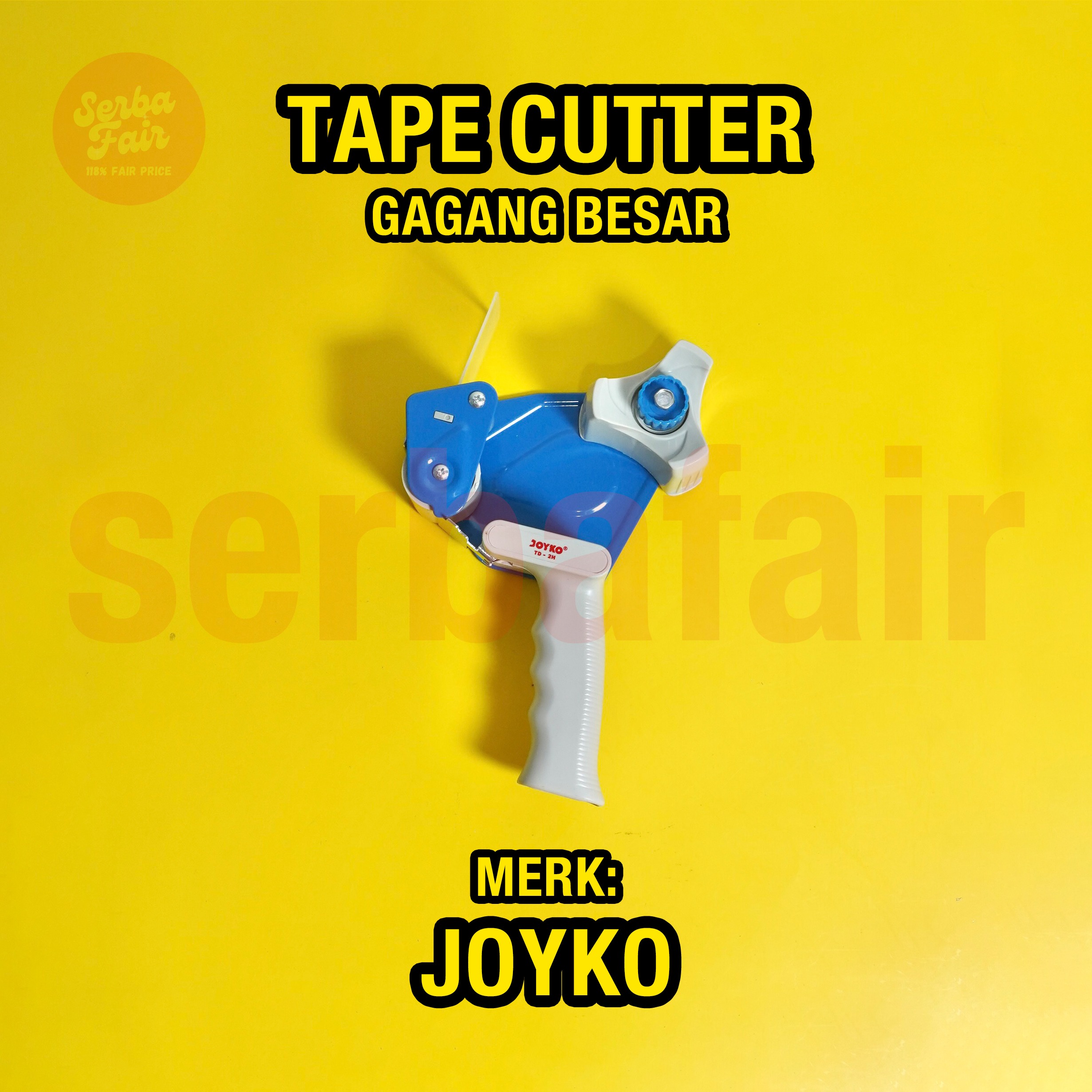 Tape Cutter Besar Pemotong Lakban Gagang Besar High Quality
