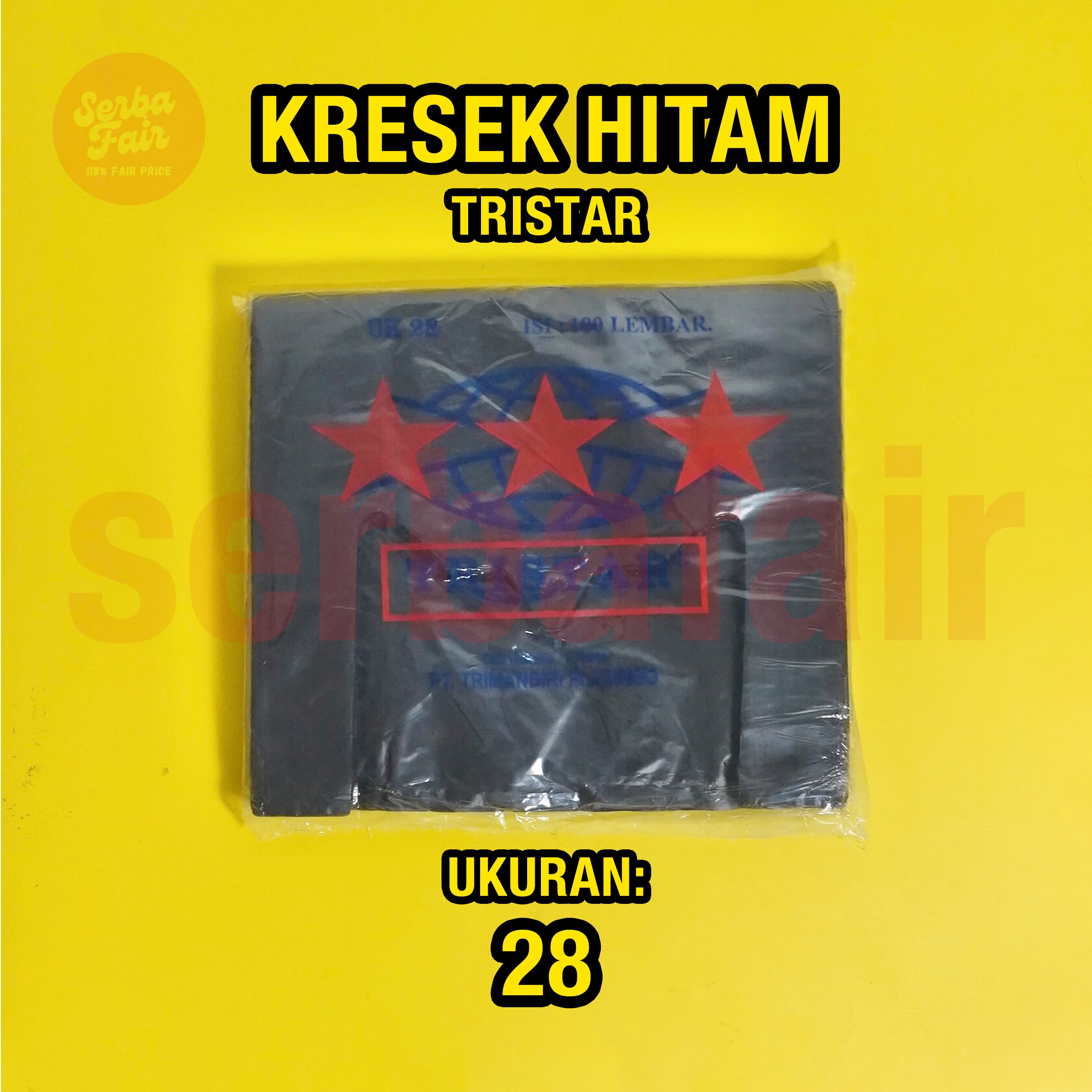 Kantong Kresek Tristar 28x48CM 100Lembar