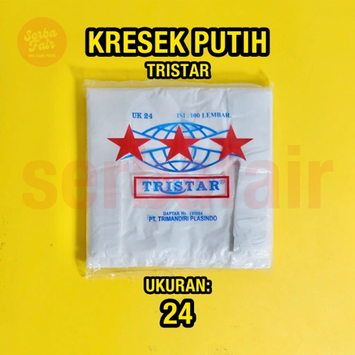 Image of Kantong Kresek 24x44CM Tristar 100Lembar