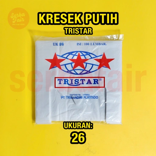 Image of Kantong Kresek Tristar 26x48CM 100Lembar Hitam