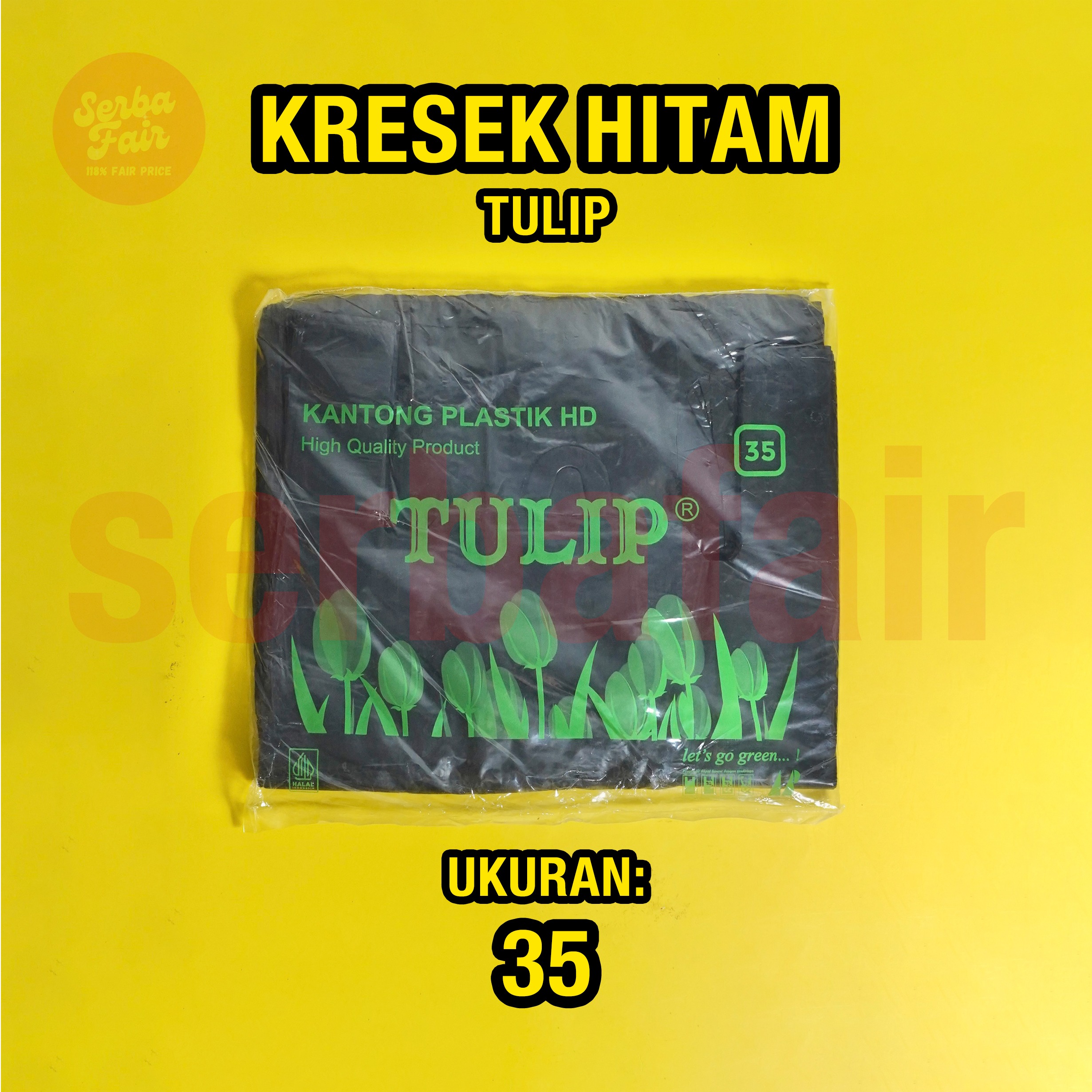 Kantong Kresek 35 Tulip Plastik Kresek 35