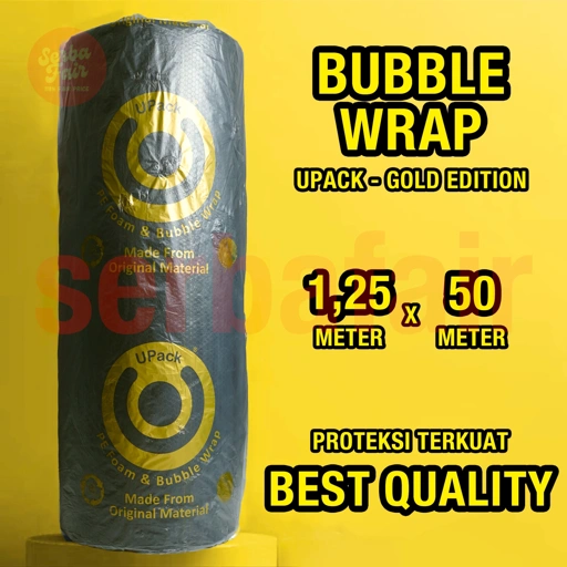 Image of Bubble Wrap UPACK EDITION 1.25x50M FULL / Bubblewrap PALING TEBAL