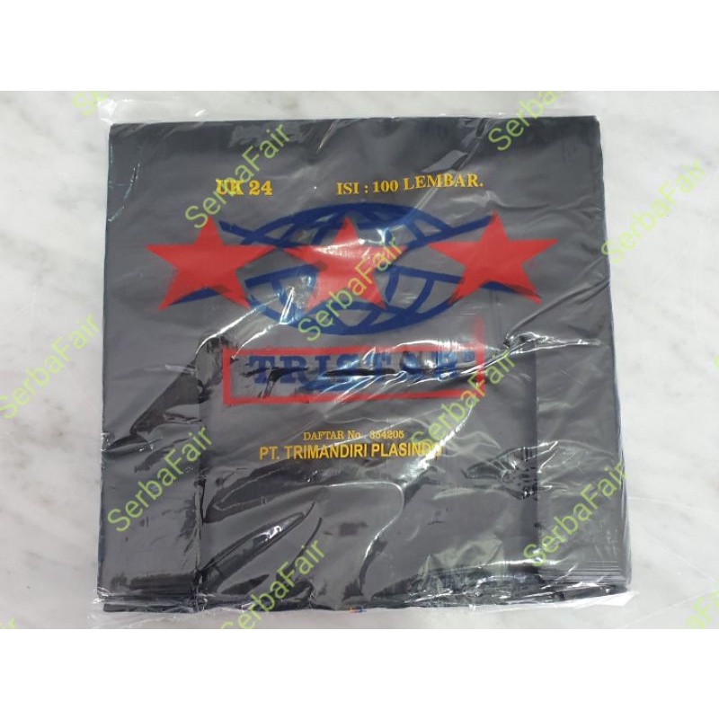 Kantong Kresek 24x44CM Tristar 100Lembar