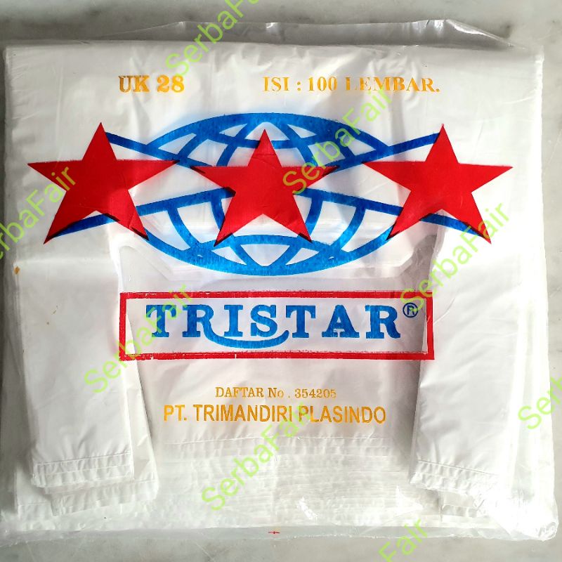 Kantong Kresek Tristar 28x48CM 100Lembar