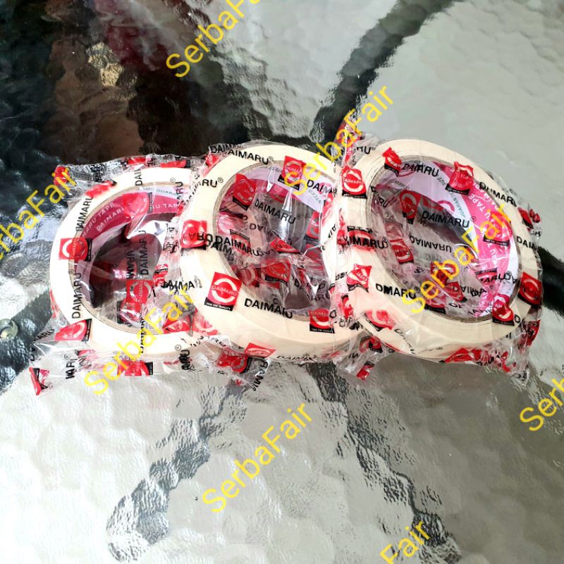 Masking Tape Daimaru 24mm x 21 Meter Lakban Kertas Daimaru