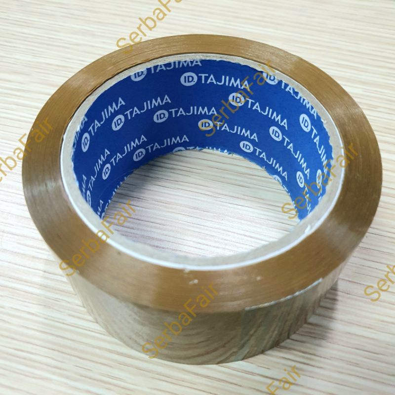 Lakban Bening / Coklat Tajima Blue Core 2Inch(45mm) 90Yards Murah Top