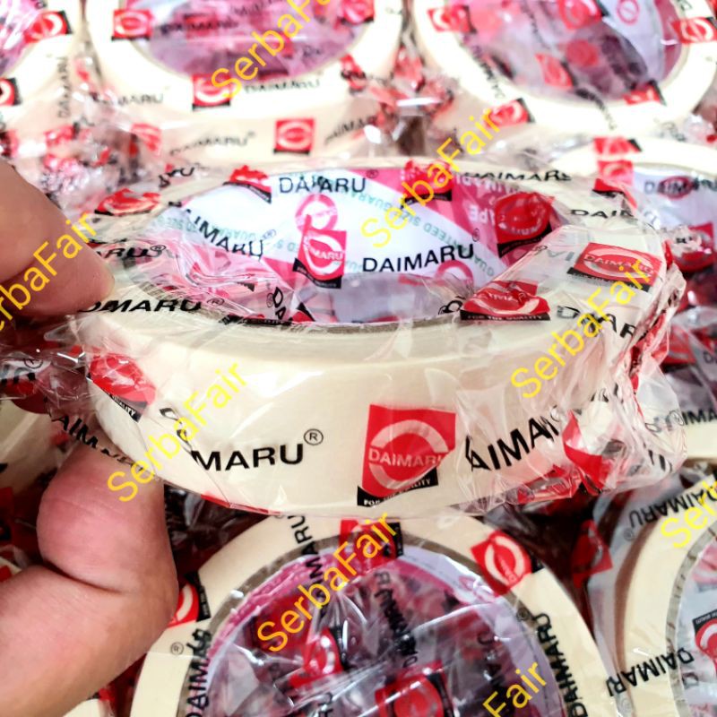 Masking Tape Daimaru 24mm x 21 Meter Lakban Kertas Daimaru