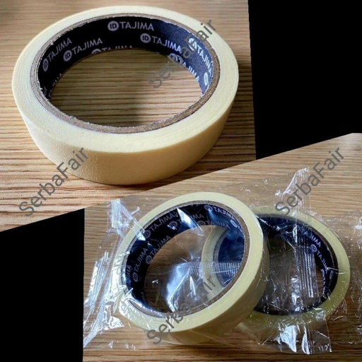 Image of Masking Tape Tajima BlackHawk 1 Inch 22 mm 20 Yards (18 METER) MURAH FULL 100% GOOD QUALITY