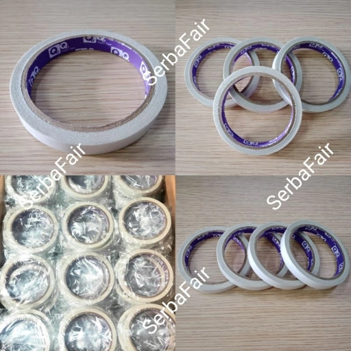 Image of Double Tape 1/2Inch (12mm) 10Yards QQ Purple Core HIGH QUALITY 100 MICRON