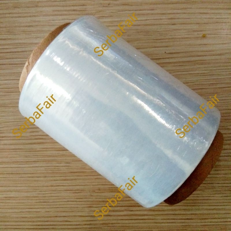 Stretch film bening 10cm x 200M plastik wrap plastic wrapping MURAH
