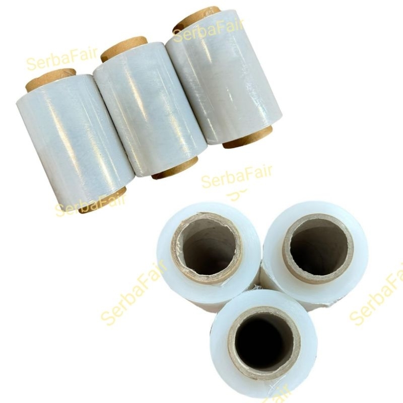 Stretch film bening 10cm x 200M plastik wrap plastic wrapping MURAH