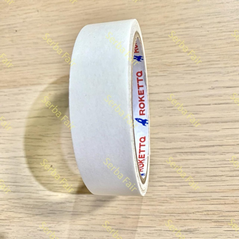 Double Tape Rokett 1 Inch (24mm) x 10 Yards TOP TERMURAH