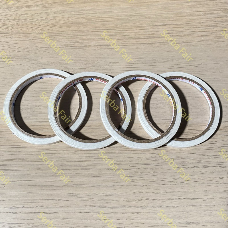 Double Tape ROKETT 1/4 Inch (6mm) x 10 Yards / TOP TERMURAH