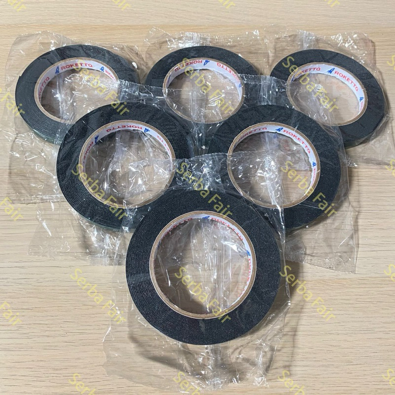 Double Foam Tape ROKETT 1/2 Inch (12mm) x 5 Meter Double Tape Busa TOP TERMURAH