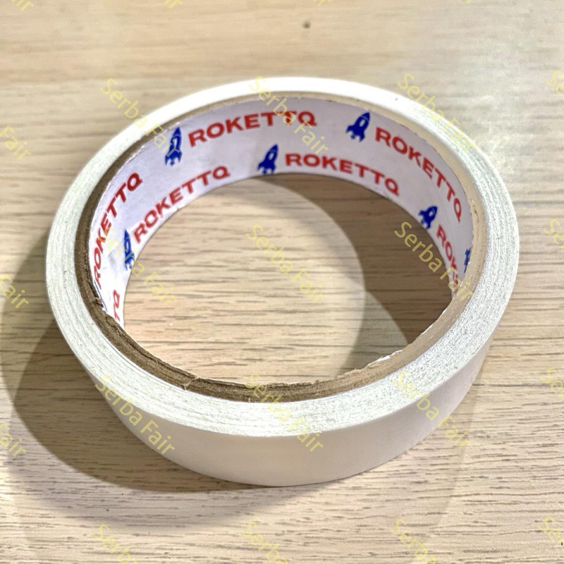 Double Tape Rokett 1 Inch (24mm) x 10 Yards TOP TERMURAH