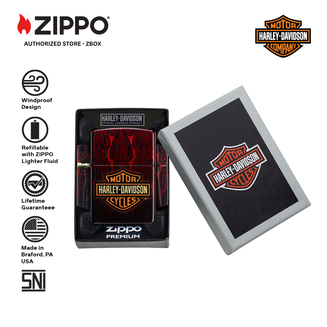 48994 - ZIPPO Harley-Davidson® Fusion Flames Design