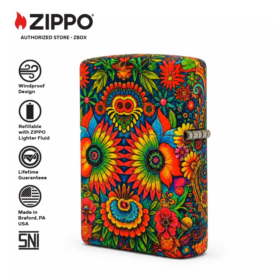 47263-ZIPPO Colouful Skull, 504 Fusion